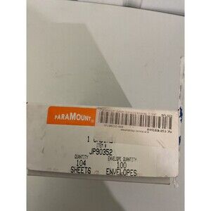 Paramount Blank Thank You Cards with Envelopes